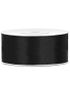 Satinband Svart