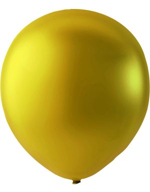 Guldfärgade Ballonger 30 cm - 50 st