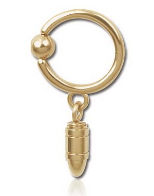 Hängande Patron Bronze - 1.6 x 12 mm BCR Piercing