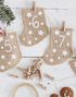 24 Adventssockor / Julkalender med strumpor av Strie