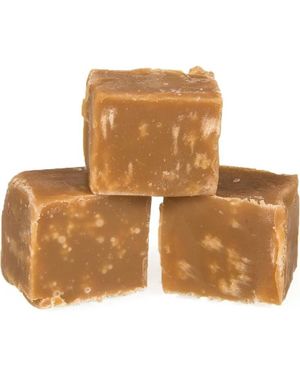 2 kg Boks med Fudge Factory Salted Caramel - Fudge med Salt Karamell