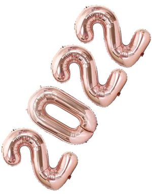 2022 ballonger 35 cm roséguld