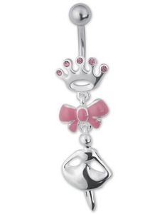 Ballerina Navelpiercing - Rosa