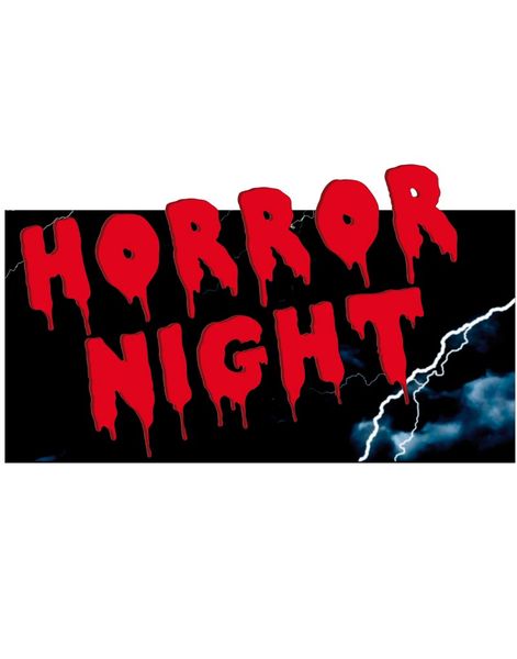Horror Night - 30x55 cm PVC Väggdekoration