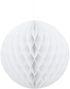 Vit Honeycomb Ball Välj Storlek 10-40 cm
