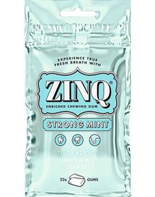 Zinq Tyggegummi med Strong Mintsmag 31,5 Gram