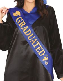 Gratuated Blått Ordensbånd