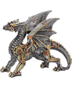 Dracus Machina - Steampunk Drakefigur 21 cm