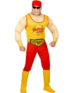 Hulk Hogan Inspirerad Wrestler Dräkt