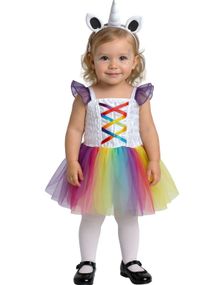 Enhjørning kostymekjole til Baby