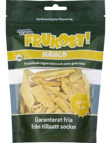 Frukost! Mango - Pose med Frysetørkede Mangobiter 50 gram