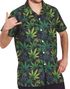 Skjorte med Marijuana motiv til Mann - M