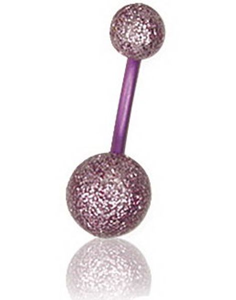 Zircon UV Rosa - Navelpiercing i Titan