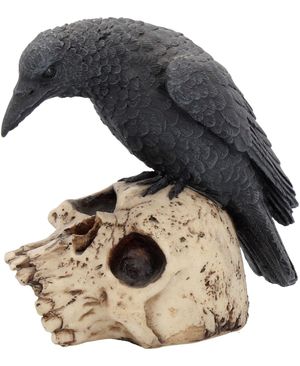 Ravens Remains - Korp och Dödskalle Figur 13 cm