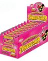 40 st 4-pk Zed Jawbreaker med Jordgubbssmak och Kärna av Tuggummi 1320 g - Hela Lådan