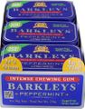 9 St Barkleys Sugarfree Peppermint Intense Tuggummi - Hel Låda 270 Gram