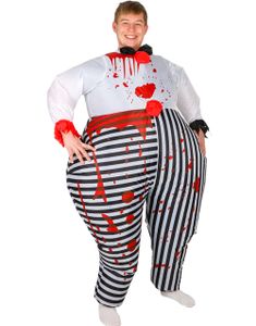 Oppblåsbart Klovnekostyme - Onesize