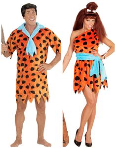 Pardräkt - Flintstones-dräkt
