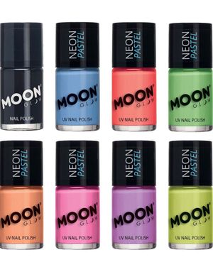 VÄLJ BLAND 8 FÄRGER - Pastellfärgat Neon UV/Blacklight Nagellack