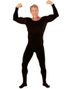 Svart Bodysuit med Långa Ärmar 
