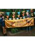 Stort "Happy Birthday" Dinosaur Posterflagg Banner 50x180 cm - Dino Party