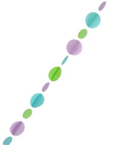 Ballongsvans med Pastellfärgade Cirklar 125 cm