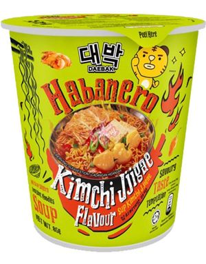 Daebak Habanero Kimchie Jigae Flavour Noodles 85 gram (Korea)