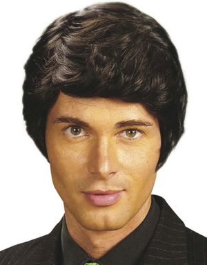 Daimian Wig - Svart Peruk