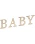 BABY - Bokstaver i Tre 19,5 cm 