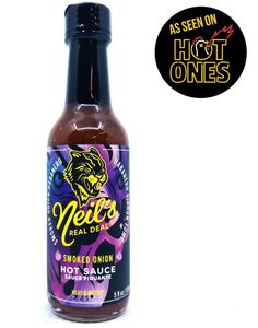 Neil's Real Deal - Smoked Onion Hot Sauce - Sterk Chilisaus med Røkt Løk 148 ml