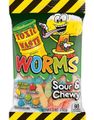 ÄT SNART PRODUKT - Toxic Waste Worms - Vingummiormar med 5 Olika Sura Smaker 142 Gram