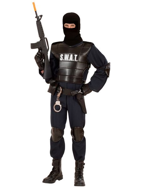 Komplett Svart SWAT (Herr)