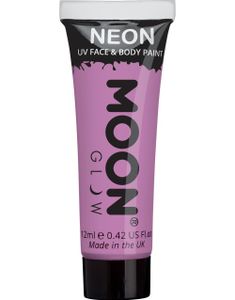 Lila Pastell Neon UV/Blacklight Ansikts- och Kroppsfärg 12 ml