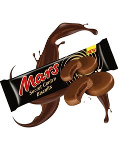 Mars Secret Center Biscuits - Sjokoladetrukkede Kjeks med Karamellfyll 132 gram