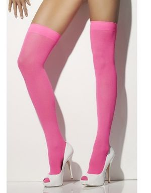 Neonrosa Strumpor