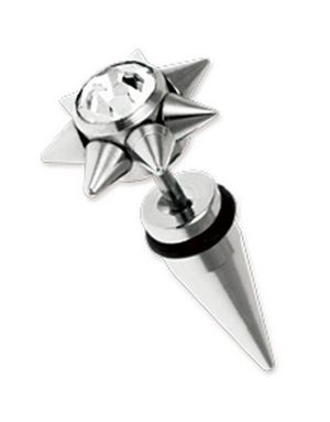 Star Spike - Silverfärgad Fejkpiercing