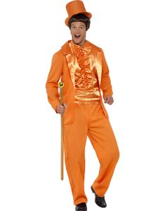 Orange Dum och Dummare Inspirerad Herrdräkt 