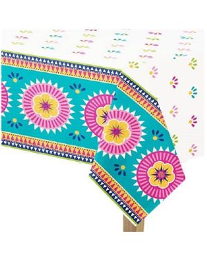 Plastduk med Bohemisk/Mexikanskt Tema 137x213 cm