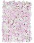 Blomsterplate med Rosa og Hvite Blomster 60x40cm