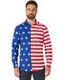 USA Flagg Skjorte til Herre - Suitmeister - Large