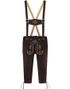 Skinnimitert Brun Lederhosen Oktoberfest - L/XL (54)