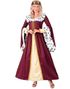 Dronningkostyme til Dame med Krone - Medium
