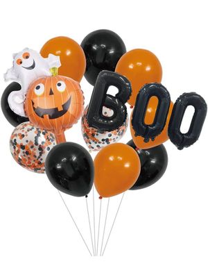 Halloween Ballongbukett 12 delar