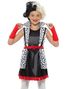 Cruella de Vill Inspirert Kostyme til Barn - Strl L