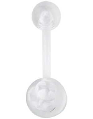 Cross Vit Navelpiercing