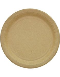 10 st Små Miljövänliga Komposterbara Kraft Papperstallrikar 18 cm