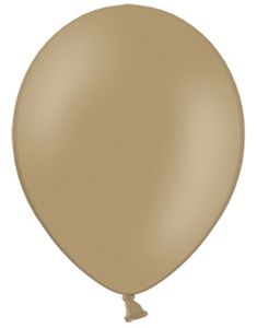 100 st 13 cm - MEGAPACK – Cappuccinofärgade Små Ballonger