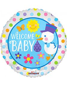 Welcome Baby - Folieballong 46 cm