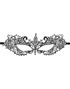 Elegant Svart Maskerade Maske i Blonder 20 x 7 cm
