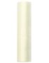 LJUS KRÄMFÄRGAD Genomskinlig Organzalöpare 16 cm x 9 meter